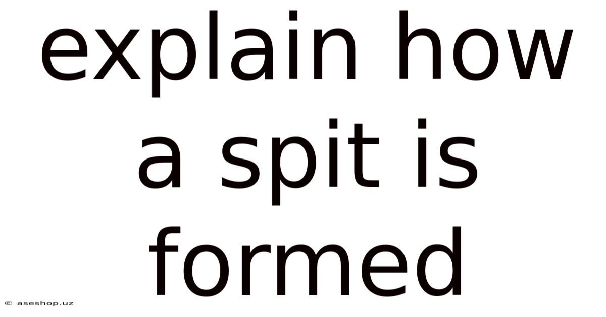 Explain How A Spit Is Formed