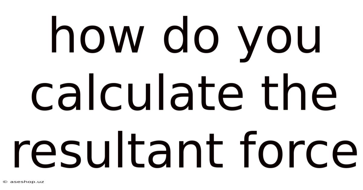 How Do You Calculate The Resultant Force