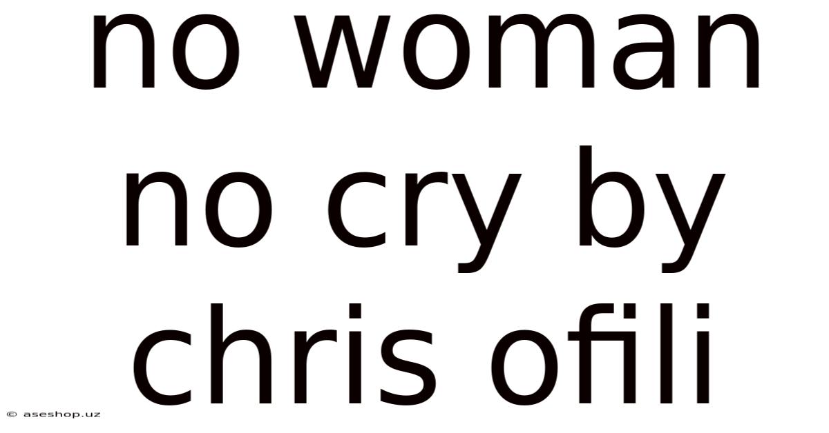 No Woman No Cry By Chris Ofili