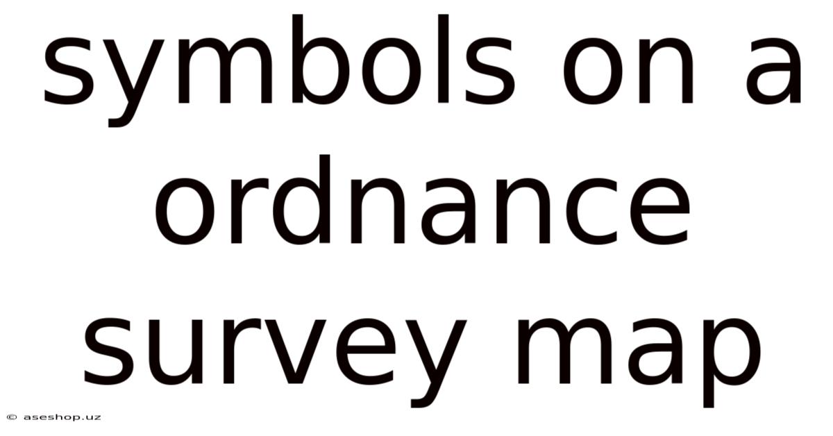 Symbols On A Ordnance Survey Map