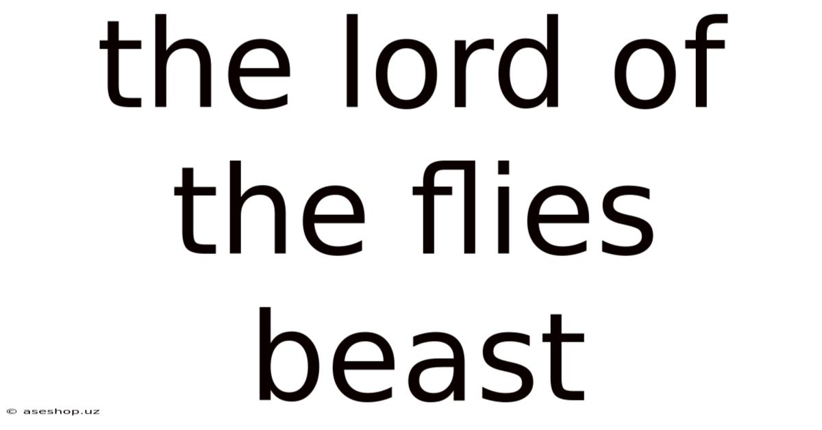The Lord Of The Flies Beast