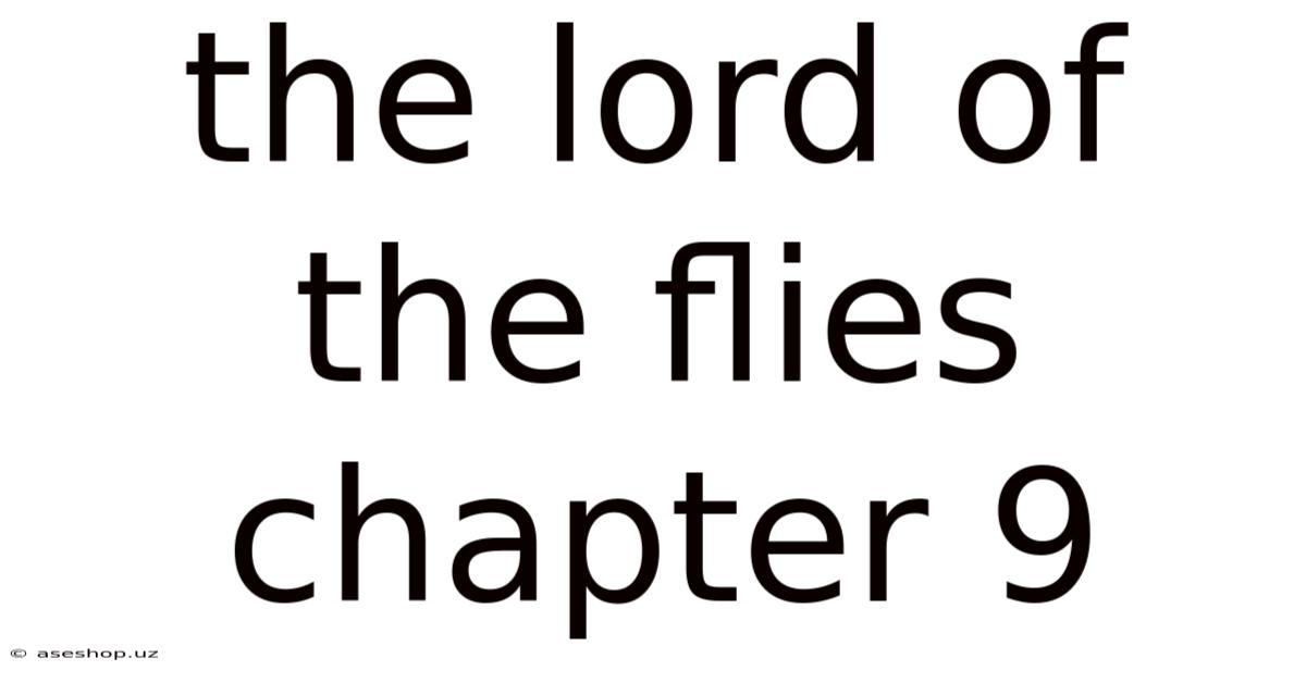 The Lord Of The Flies Chapter 9