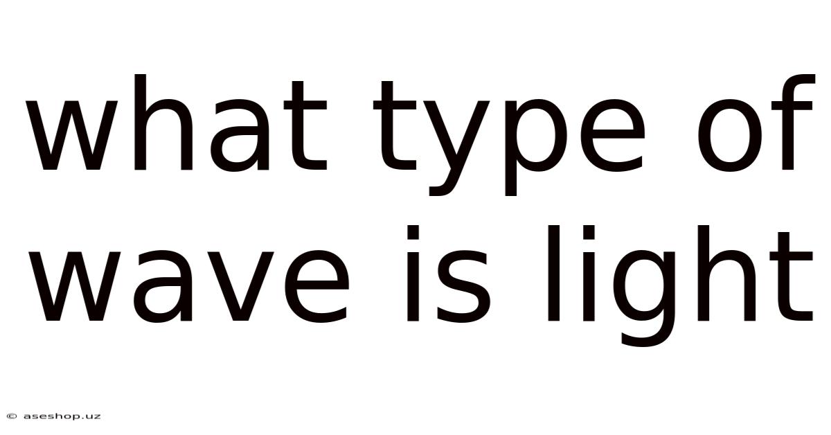 What Type Of Wave Is Light